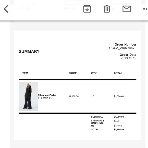 Never really worn Canada Goose Ellesmere Large - Picture 13 of 13